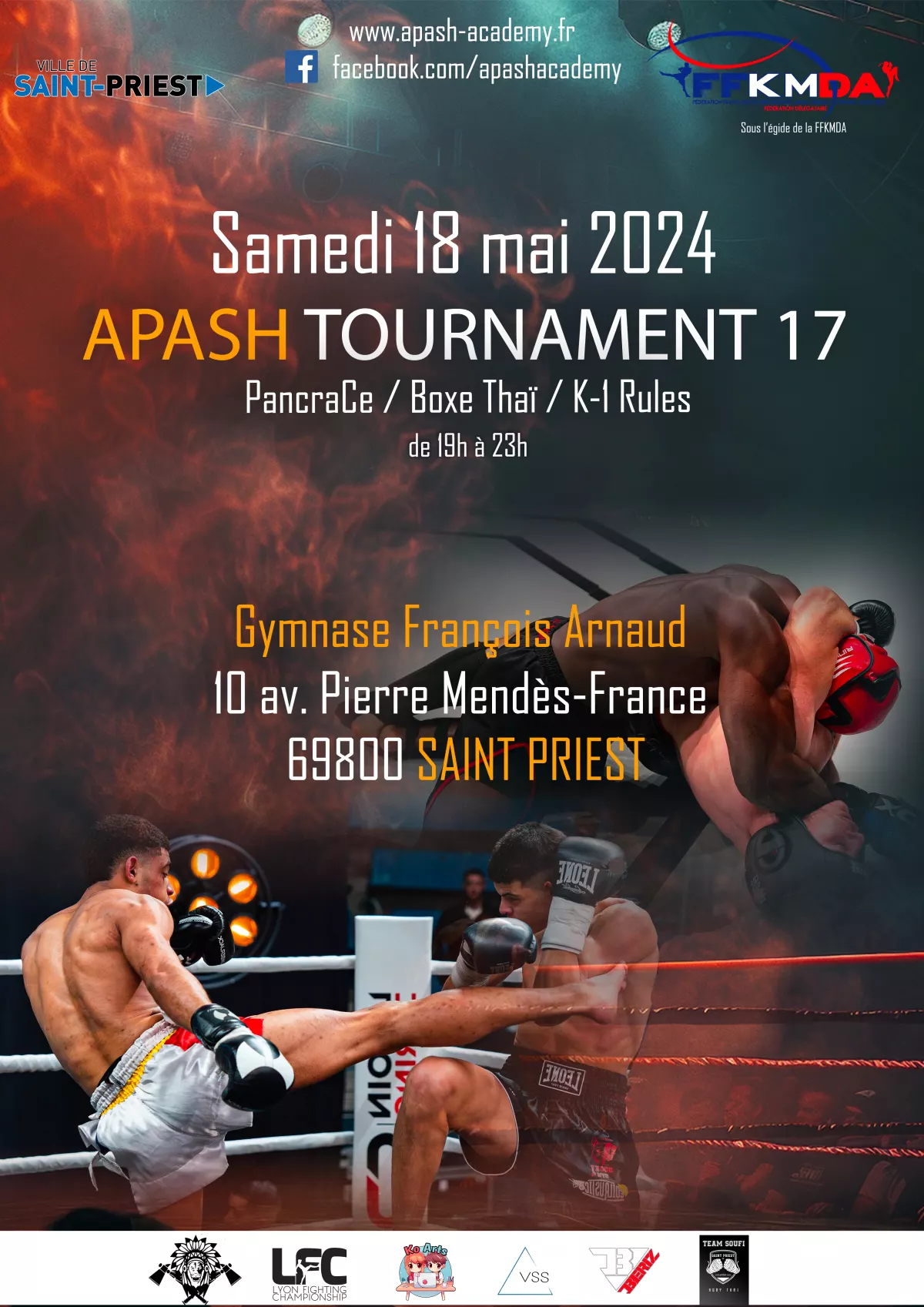 Affiche de Apash Tournament 17, samedi 18 mai 2024