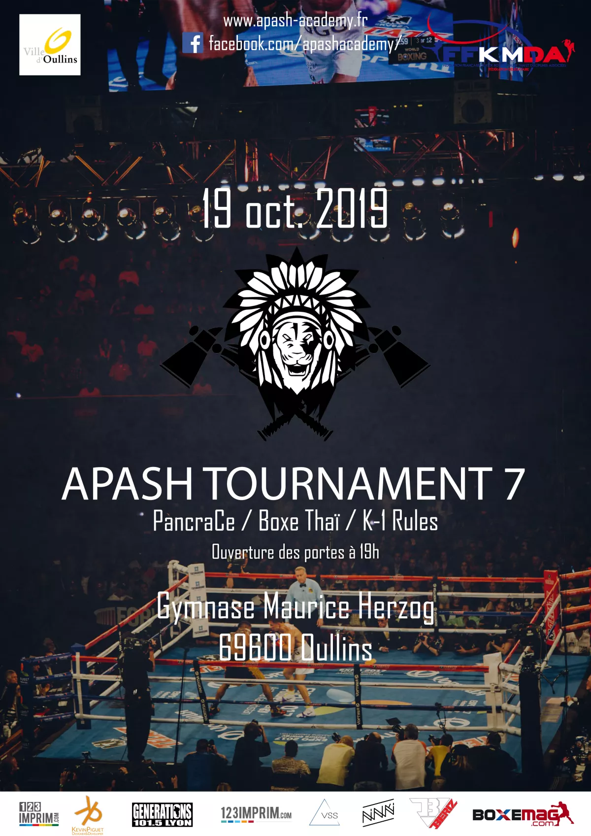Affiche de Apash Tournament 7, samedi 19 octobre 2019